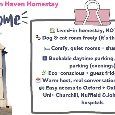 Headington Haven Homestay Оксфорд Экстерьер фото