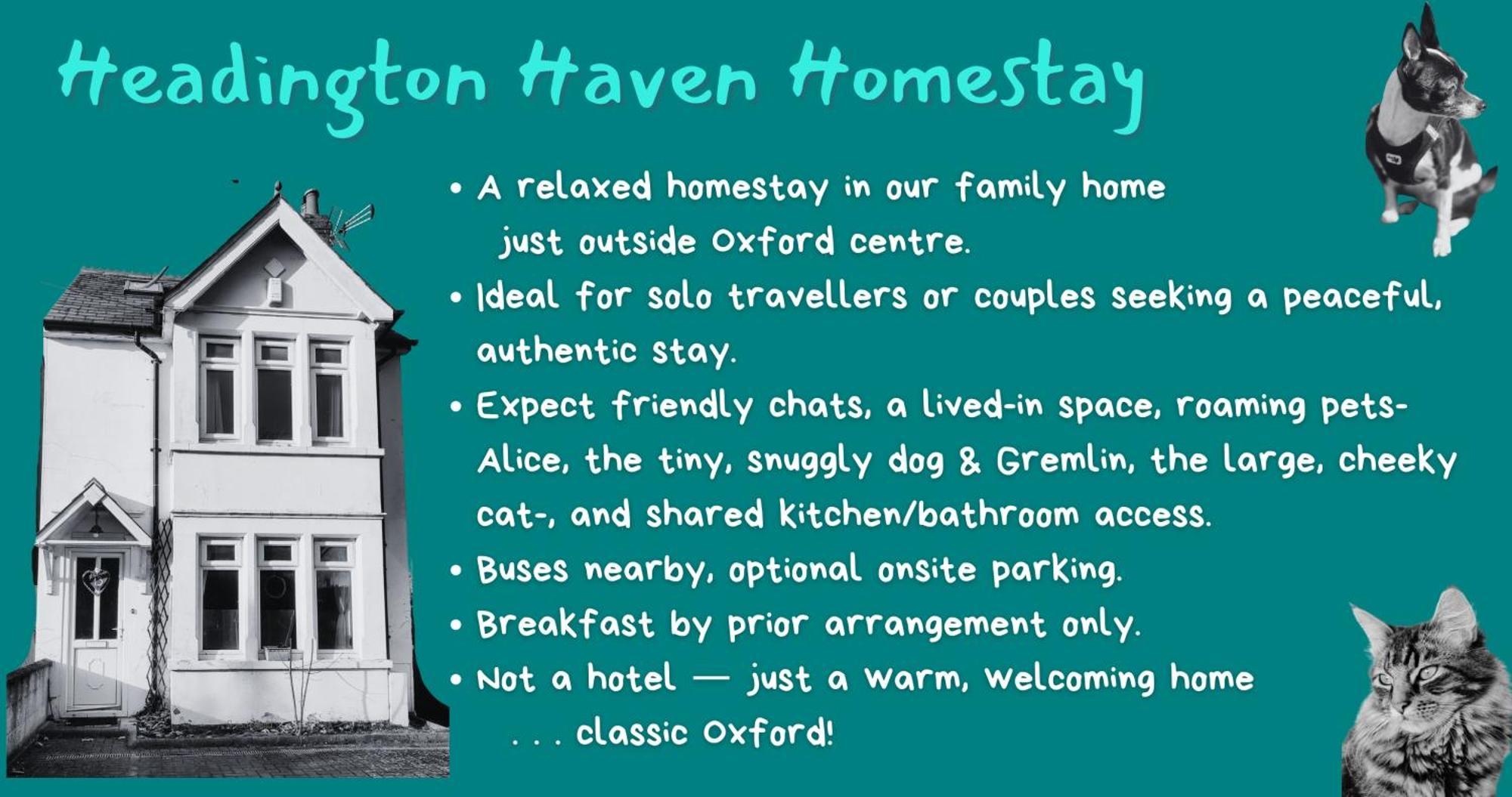 Headington Haven Homestay Оксфорд Экстерьер фото